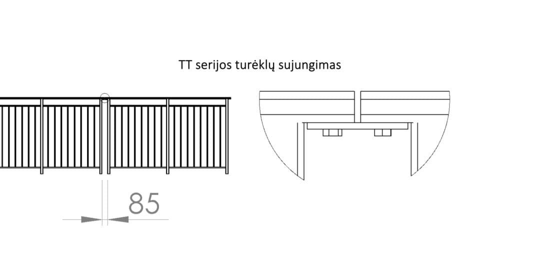 Metaliniai turėklai TT2 - Image 5
